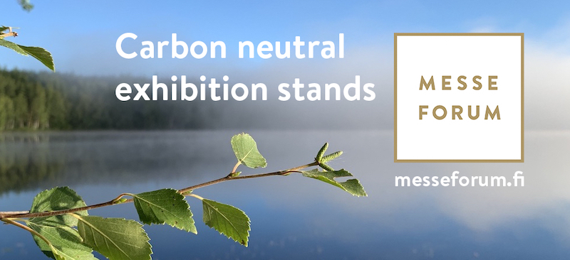 Carbon neutral exhibition stands