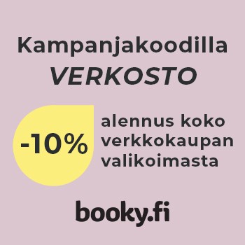 Kampanjakoodilla VERKOSTO 10 % alennus koko verkkokaupan valikoimasta.
